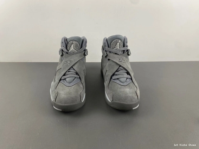 1st Kicks Shoes 8 Cool Grey 305381-014 Jordan Retro 0716